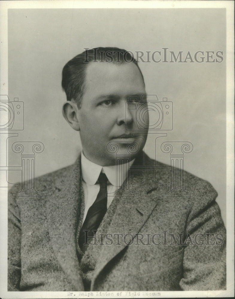 1931 Dr. Ralph Linton assistant curator Museum of Natural History. - Historic Images