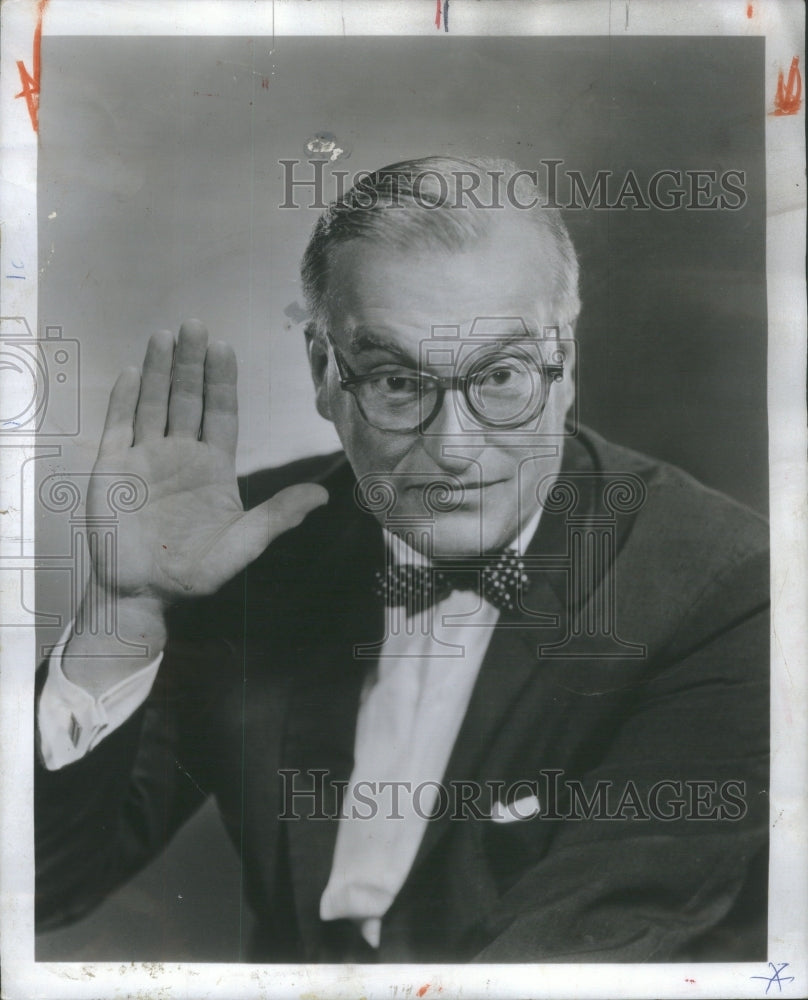 1966 Dave Garroway host television personality radio NBC - Historic Images