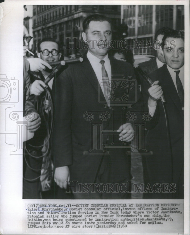 1960 Valeri Kravchenko Soviet consular official - Historic Images