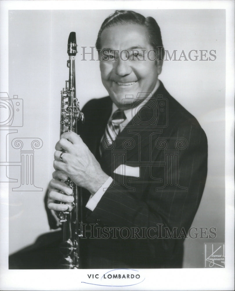 1974 Vic Lombardo Saxophonist Musician - Historic Images