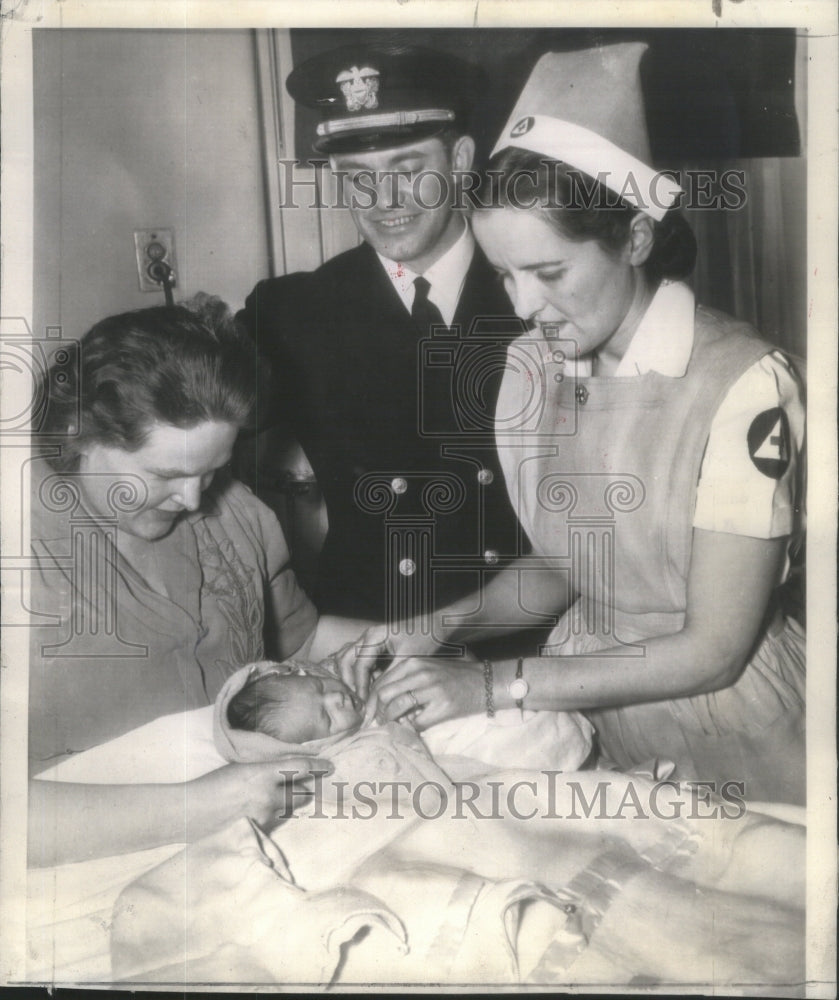 1943 Nurse Columbia Hospital Washington Harry Hopkins Gantt Miller - Historic Images