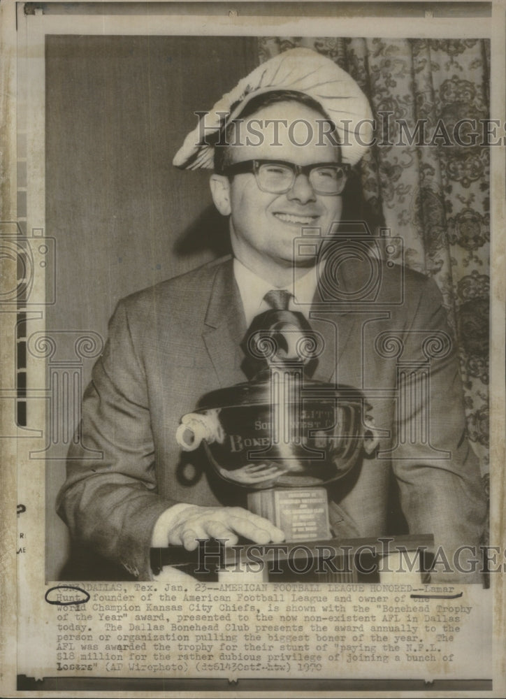 1970 Lamar Hunt founder of the American Football League - Historic Images