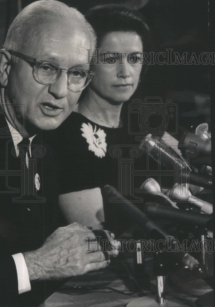 1968 Press Photo Lemuel B. Hunter American Politician- RSA73913 - Historic Images