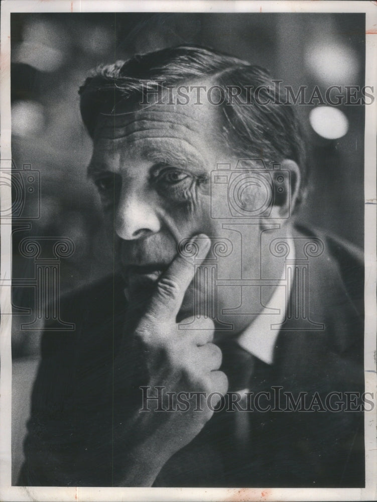 1972 Chet Huntley American Television Newscaster-Historic Images