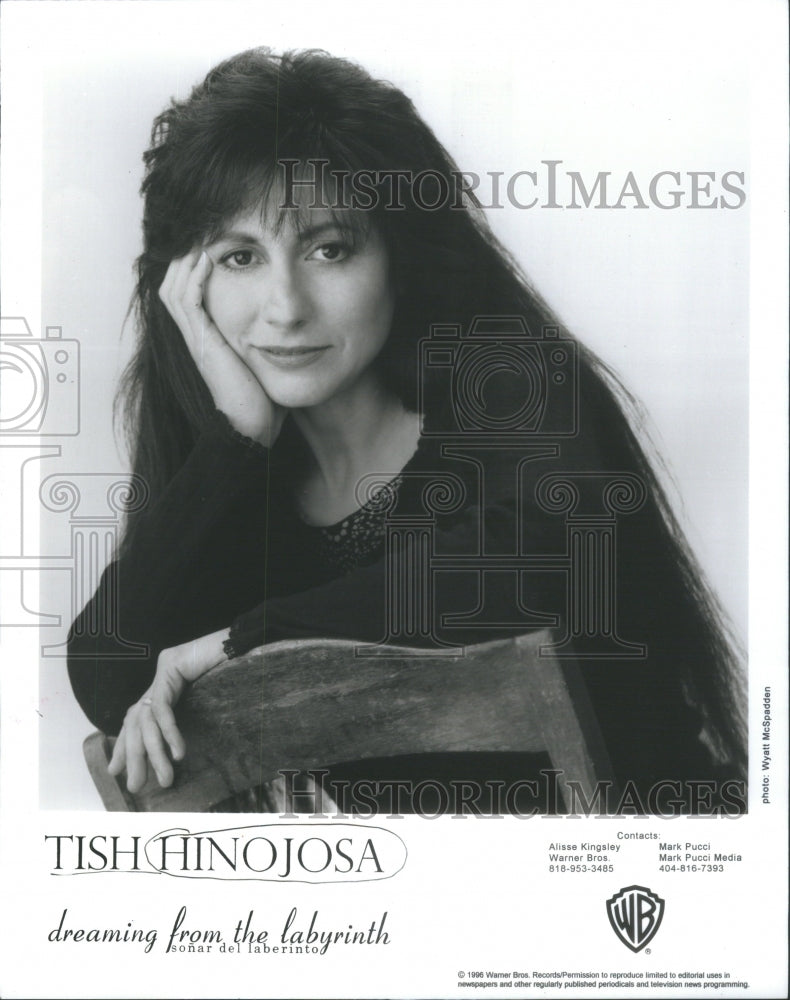 1996 Letica Tish Hinojosa Folk Singer Record-Spanish English-Historic Images