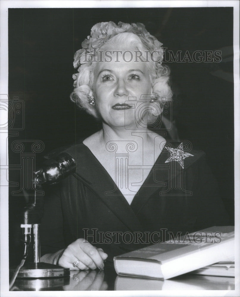 1959 Dr Lois Higgins Director Crime Prevention Bureau Senate - Historic Images