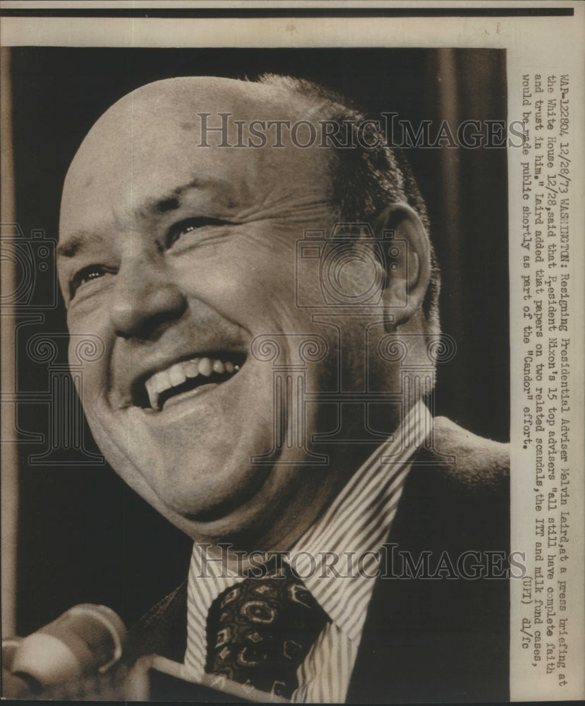 1973 Melvin Robert Laird White House - Historic Images