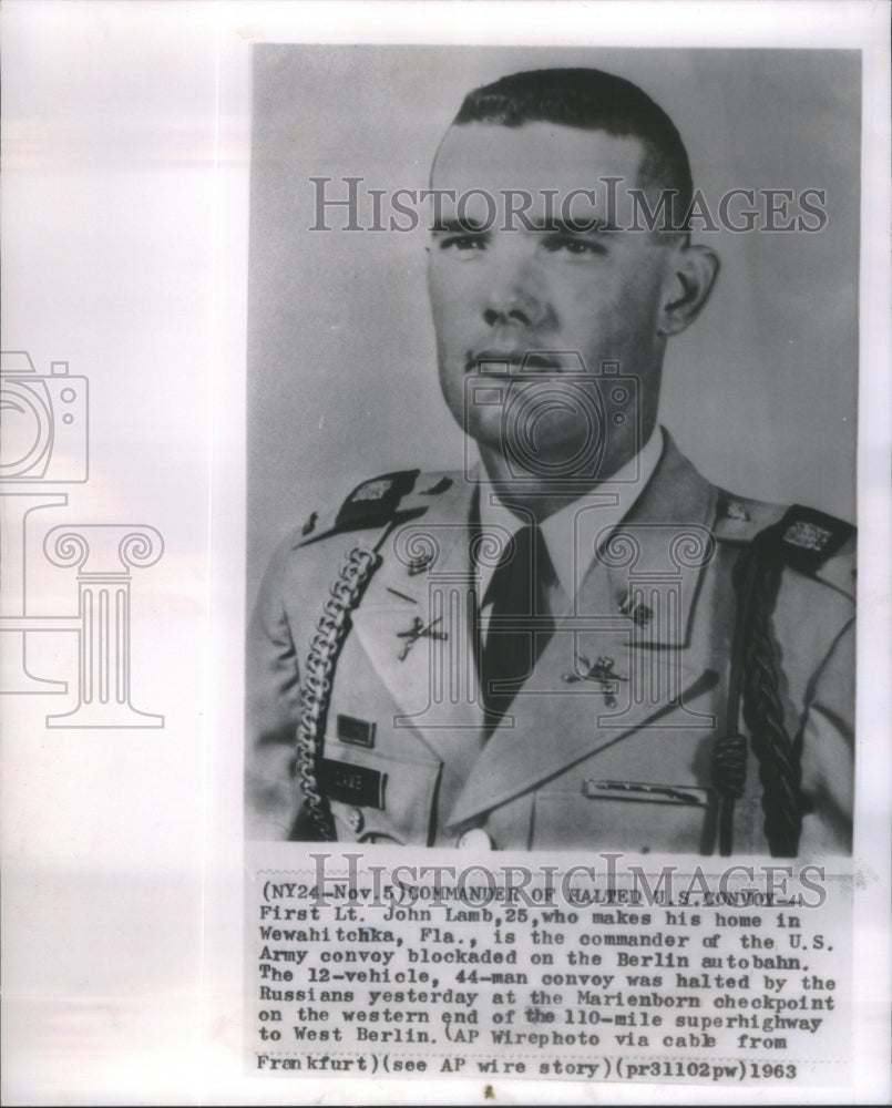 1963 John Lamb Wewahitchka Fla US Army Berlin-Historic Images