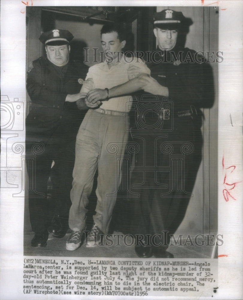 1956 Kidnap Murder Angelo LaMarca Sheriff Court - Historic Images