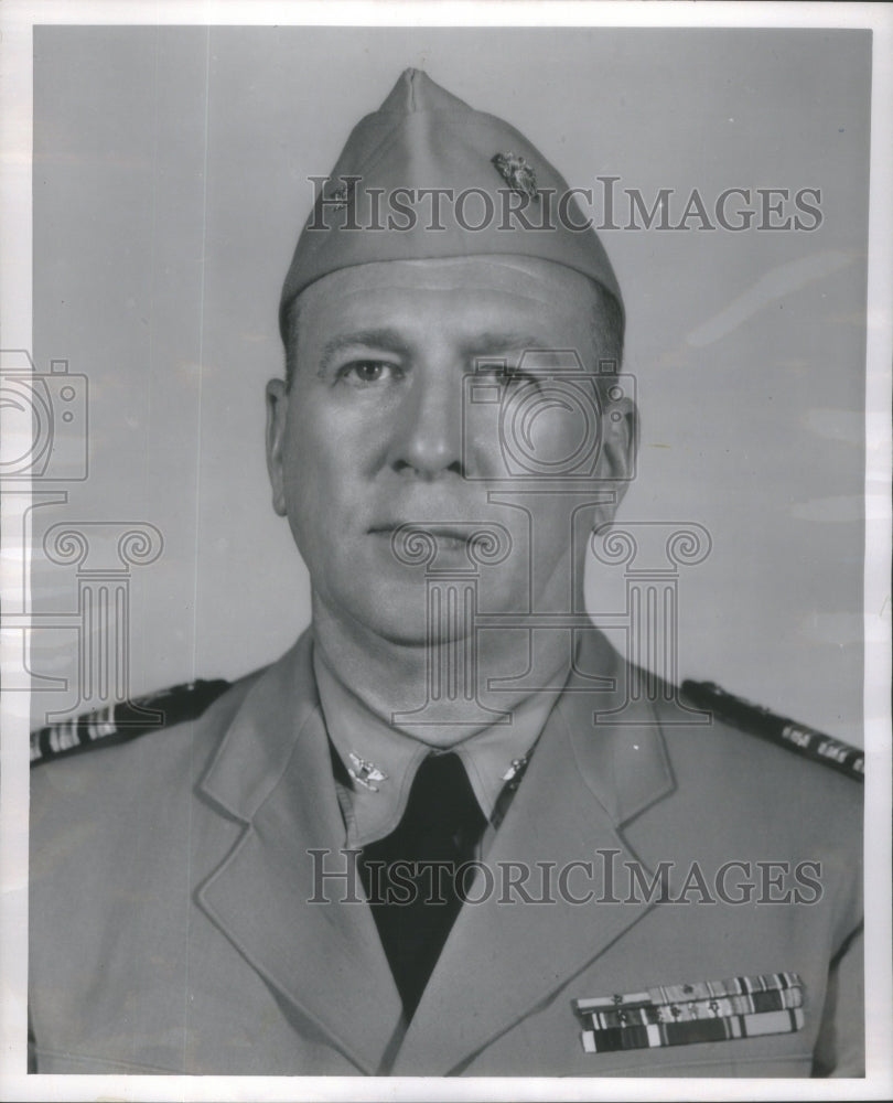 1954 Headquarters US NAS Pensacola Florida Captian Eric Lambert USNR - Historic Images