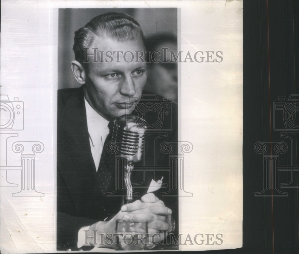 1947 B.H. Lamarre Senate War Investigation - Historic Images