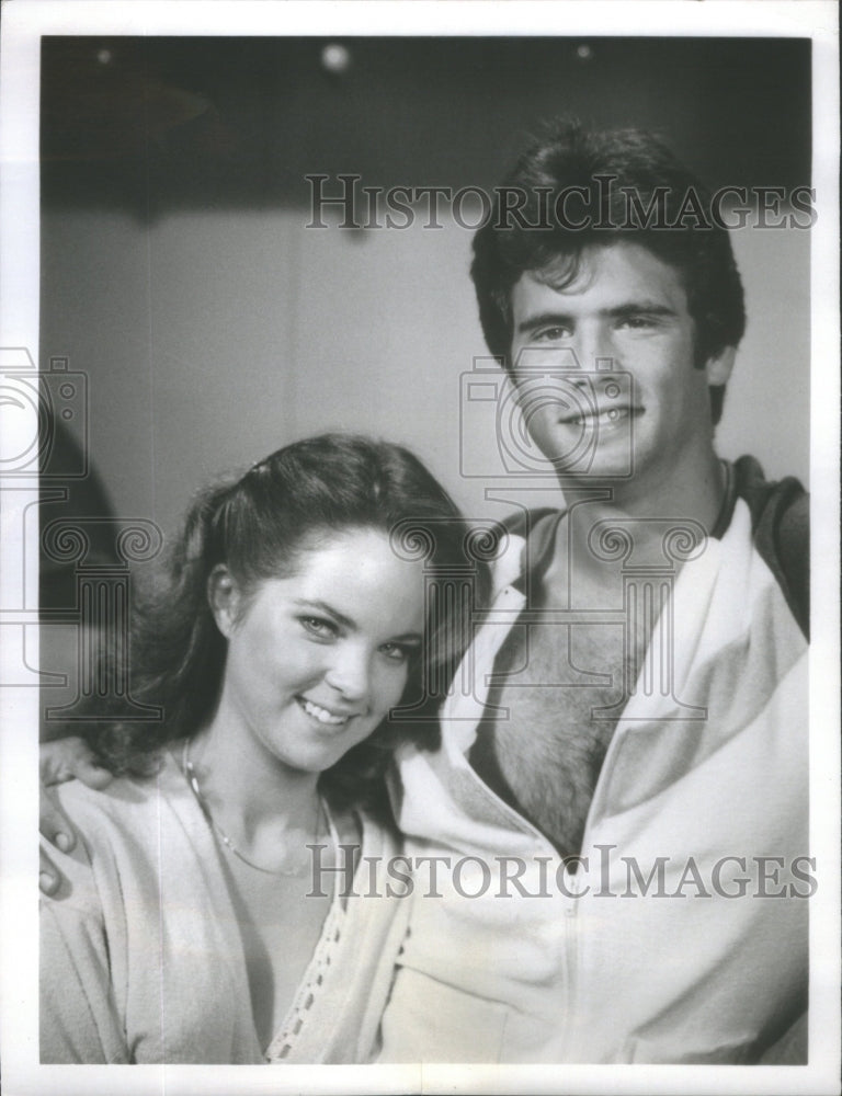 1980 Press Photo Melissa Sue Anderson Lorenzo Lamas- RSA75801 - Historic Images