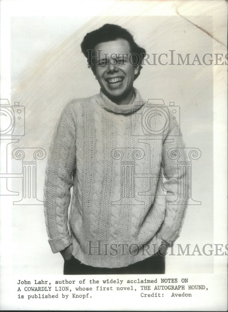 1973 John Lahr Author - Historic Images