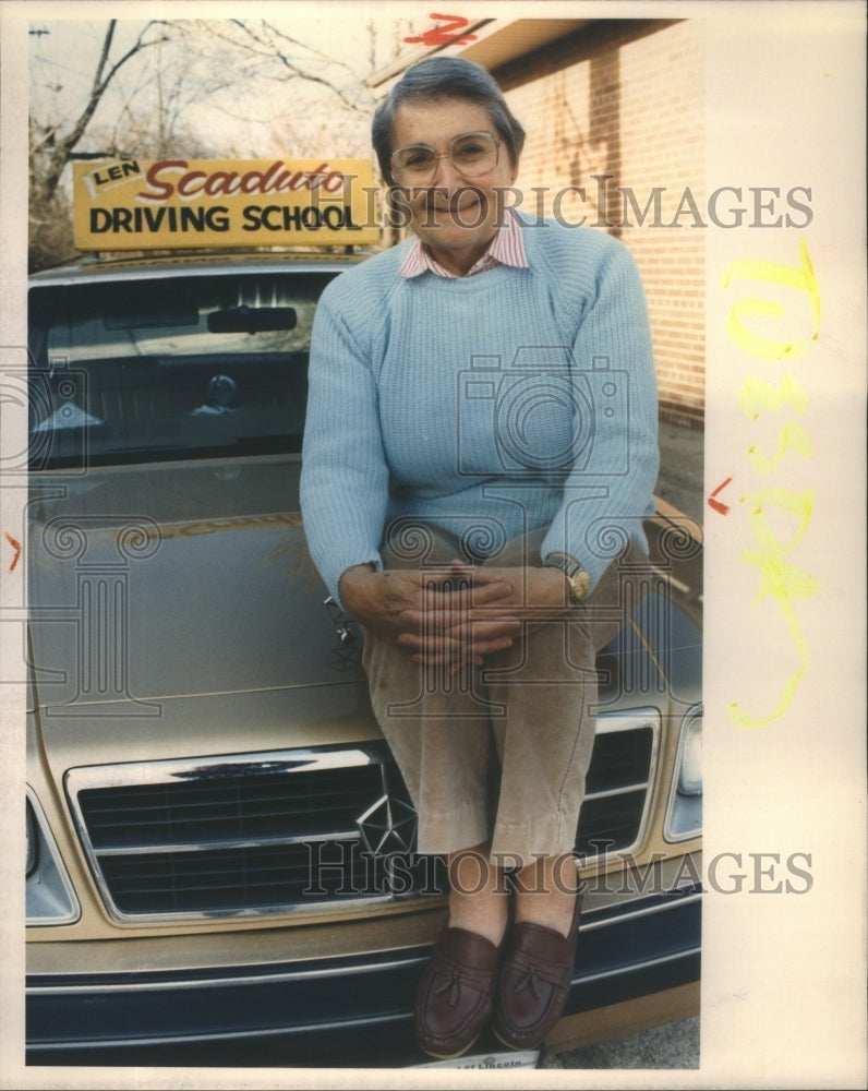 1988 Bravest Lady in Chicago, Driving Instructor Norma T. Fish - Historic Images