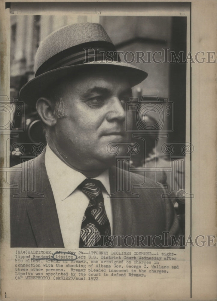 1972 Benjamin Lipsitz - Historic Images