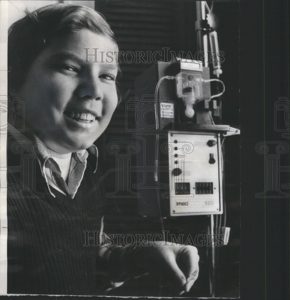 1977 Larry Lippig IMED machine Device Krohn disease - Historic Images