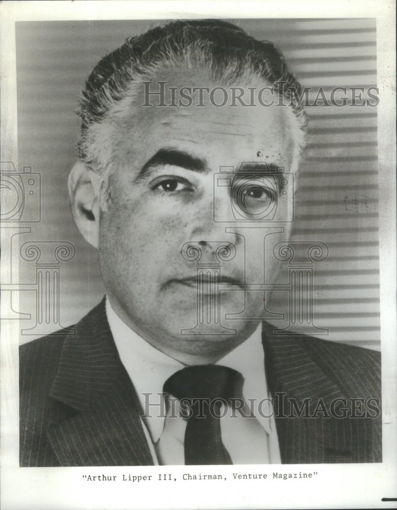 1984 Arthur Lipper III,Chairman,Venture Magazine - Historic Images