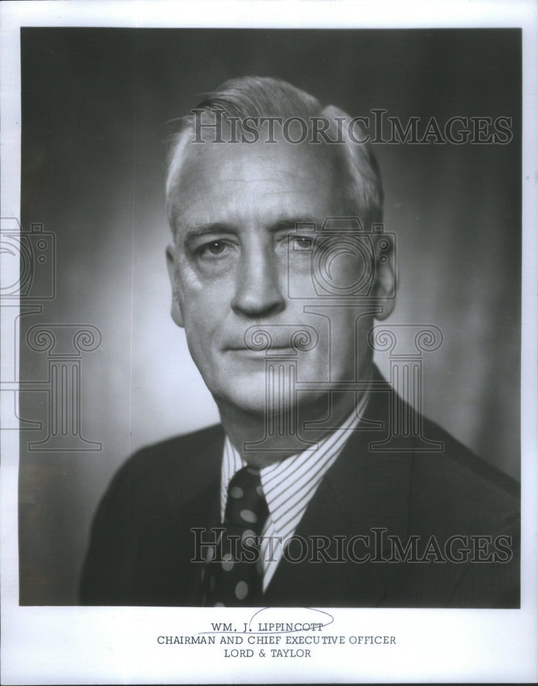 1973 WM. J Lippincott chairman Lord &amp; Taylor Chief Executive Officer - Historic Images