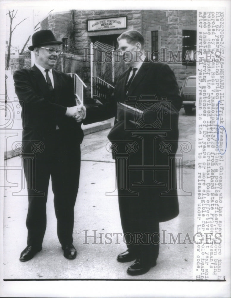 1985 Frank Freeman Paroled after 62 years in prison - Historic Images