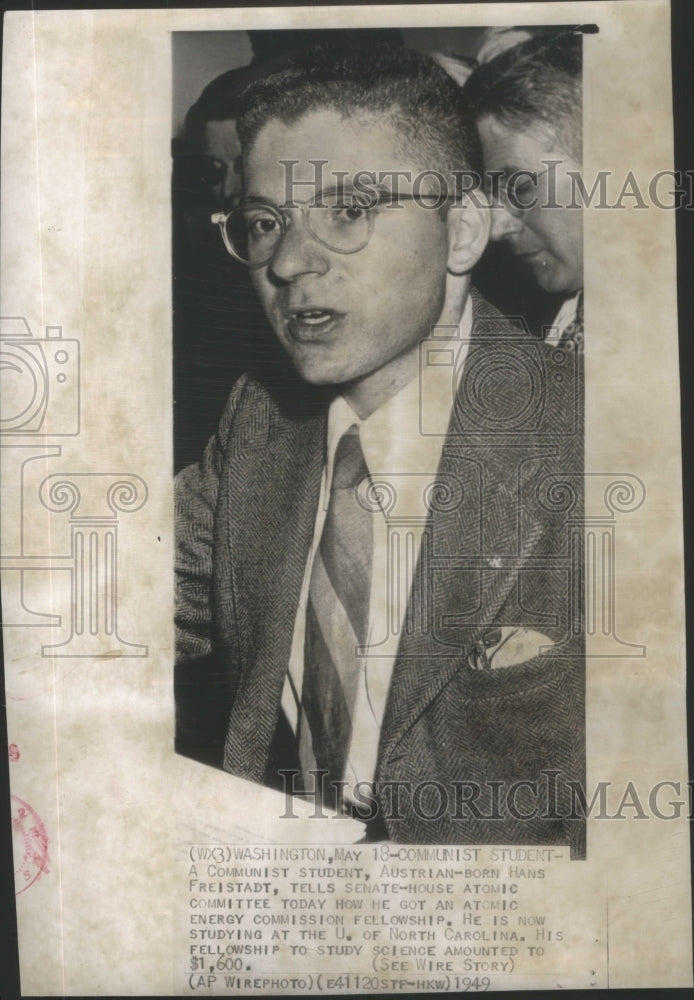 1949 communist student Senate-House Atomic Committee fellowship - Historic Images