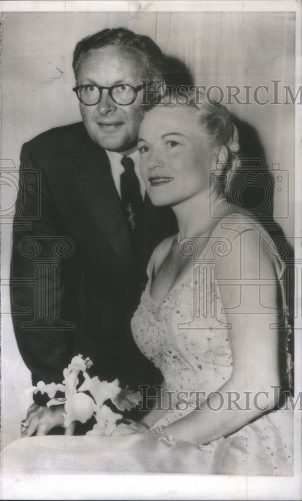 1955 Dorothy Kirsten,singer with husband-Historic Images