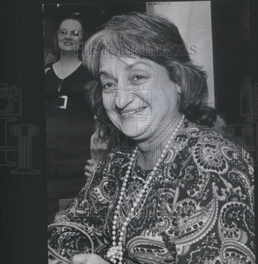 1974 Press Photo Women's Rights Activist Betty Friedan - Historic Images