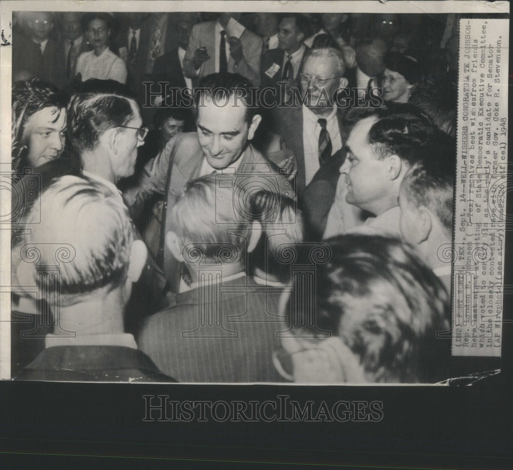 1948 Johnson Rep Lyndon Johnson Democratic Executive Committee - Historic Images