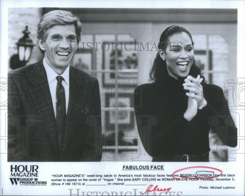 ress Photo Beverly Johnson Vogue Gary Collins Woman of the Hour-Historic Images