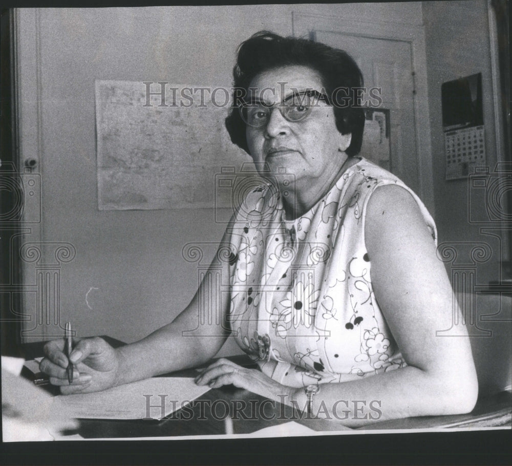 1971 Edith Johns Leader At St Augustines Center For American Indians - Historic Images