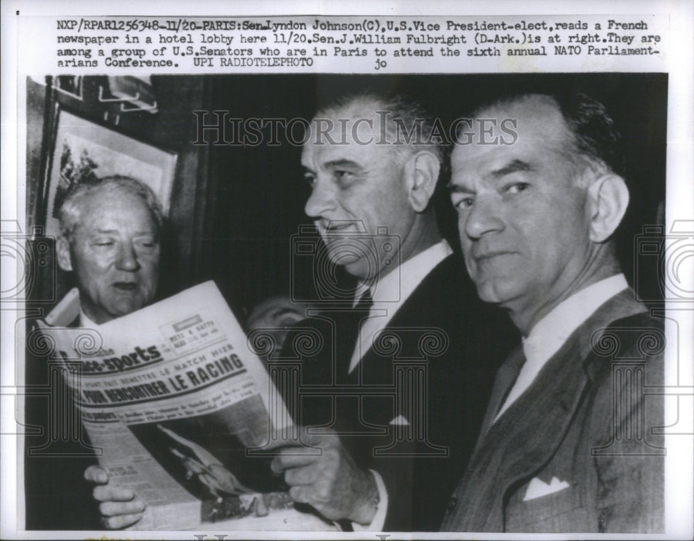 1960 Sen Lyndon Johnson, U.S. VP-Elect - Historic Images