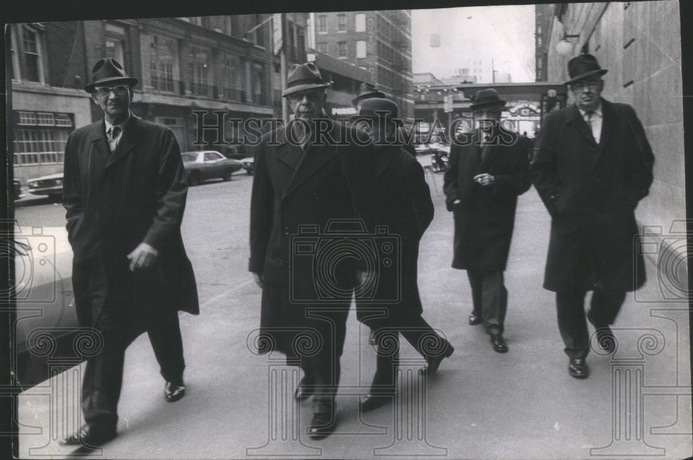 1970 Press Photo Judge Julius J Hoffman - Historic Images