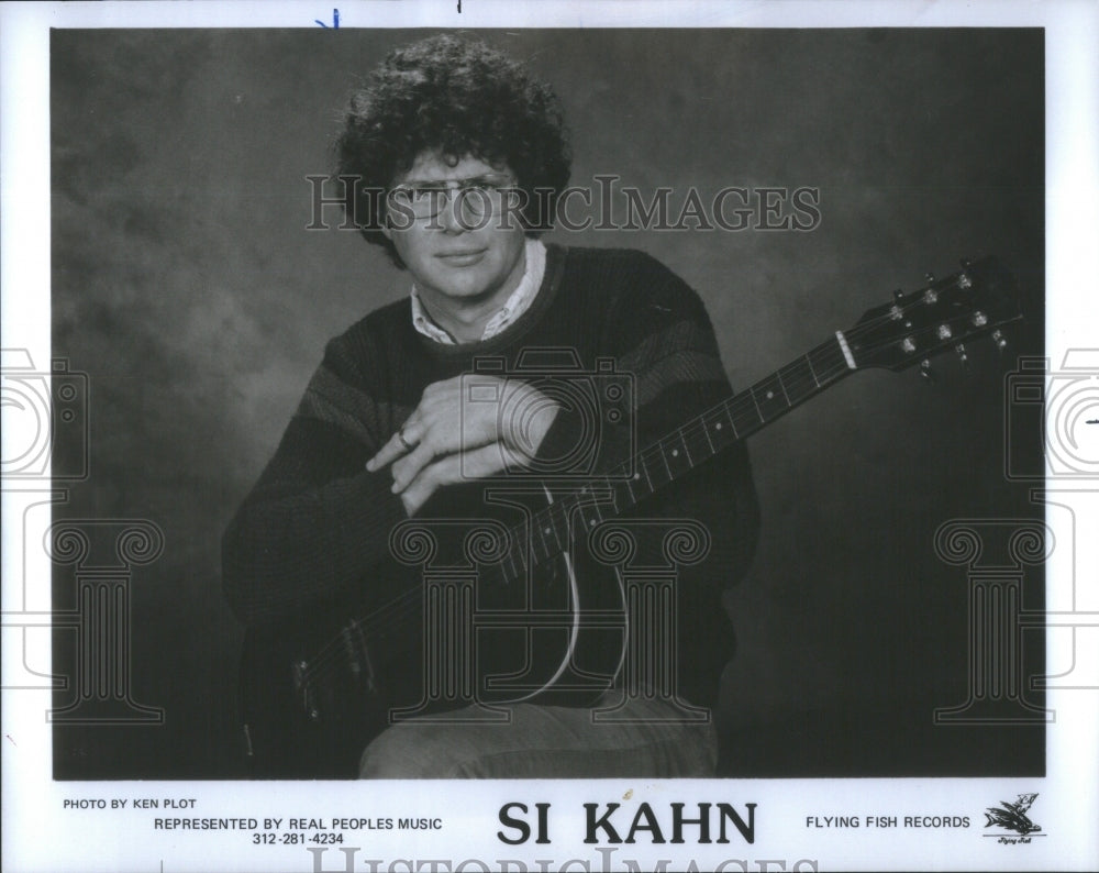 1985 American Singer Songwriter Si Kahn - Historic Images