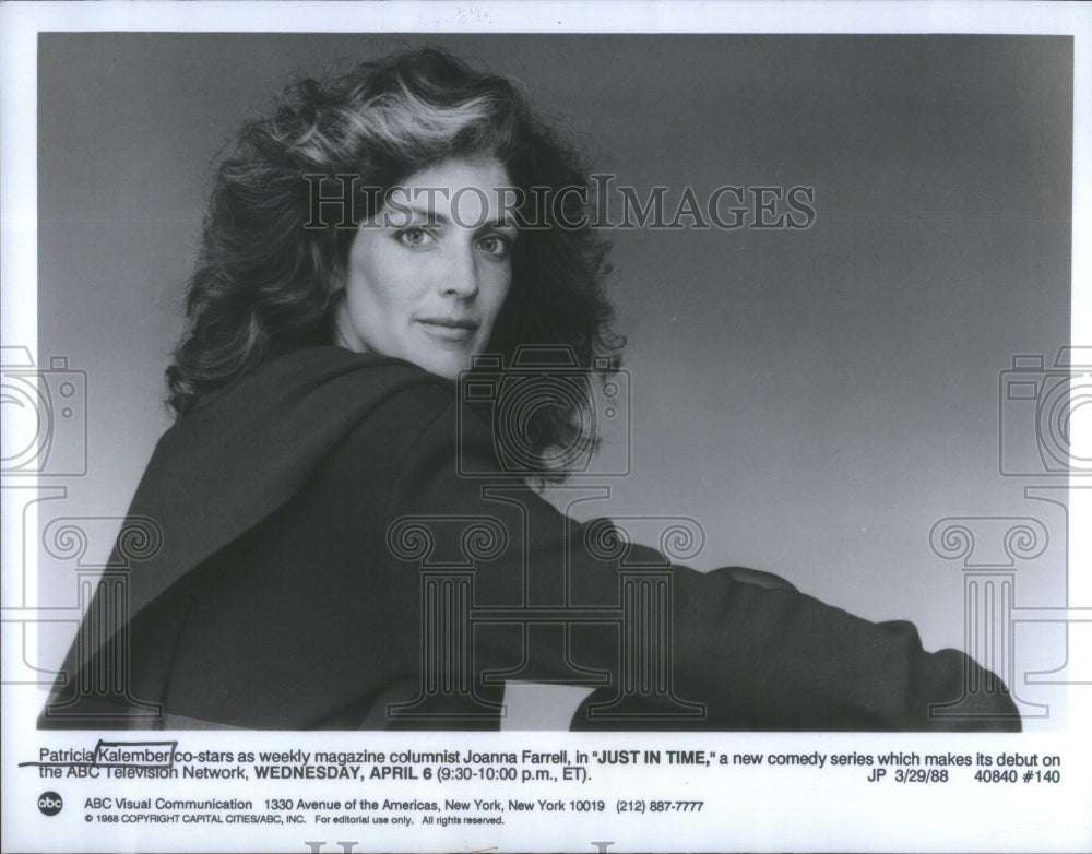 1988 American Actress Patricia Kalember Starring In &quot;Just In Time&quot; - Historic Images