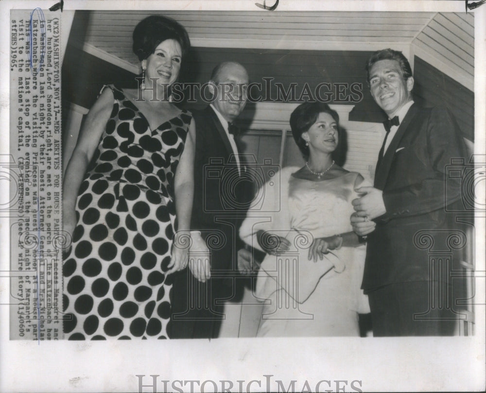 1965 Princess Margaret And Husband, Lord Snowdon In Washington-Historic Images