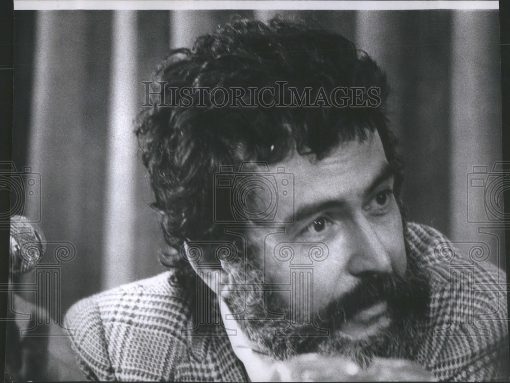 1971 Press Photo Nathan Irving Nat Hentoff novelist jazz music Wall columnist- Historic Images