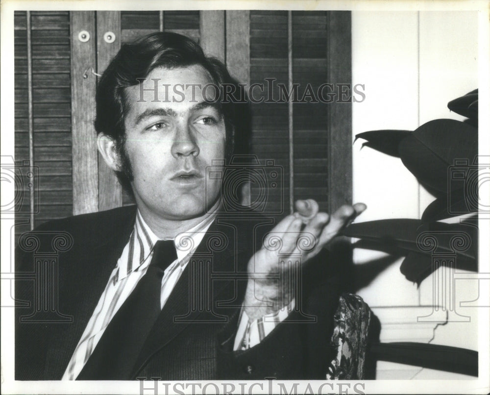 1971, James Houliham Democratic Politician- RSA78185 - Historic Images