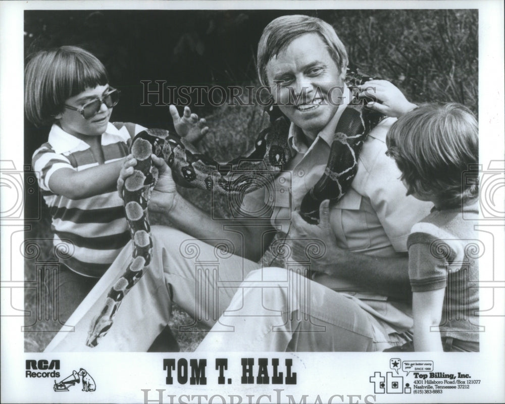 1980 Musician Tom T. Hall - Historic Images