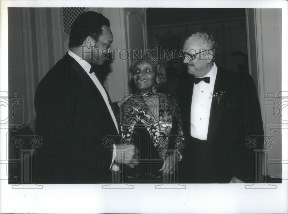 1991 Clara Hale/Hale House New York/Rev. Jesse Jackson - Historic Images