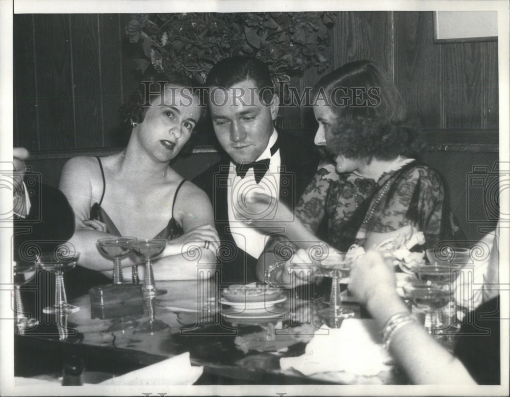 1937 Frank Vanderclip Angier Biddle Duke Hollywood Party-Historic Images