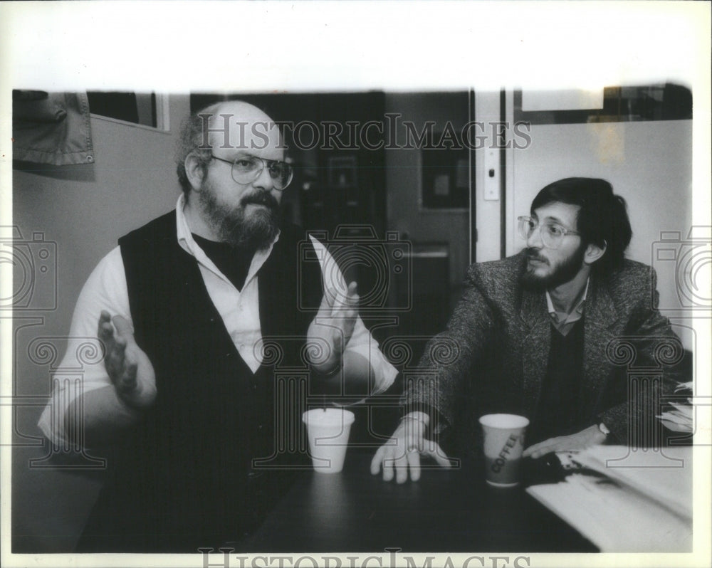 1986 Playwright Martin Jones And Director Michael Maggio - Historic Images