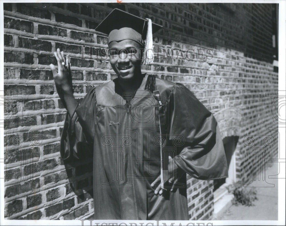 1994 Rob Jones blinded graduated Stevenson Elementary Curie High-Historic Images