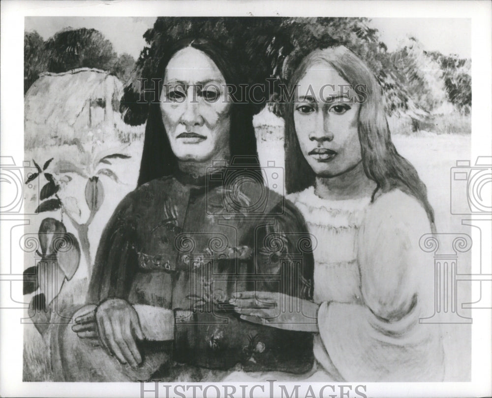 Mother And Daughter Painting By Walter H - Historic Images