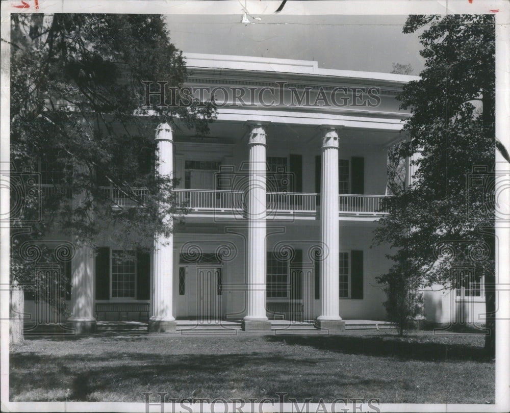 1958 Front Hermitage Andrew Jackson home Nashville Historic Shrine - Historic Images