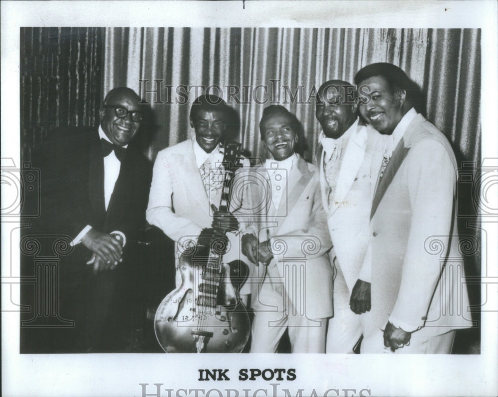 1980 The Ink Spots American Vocal Music Group - Historic Images