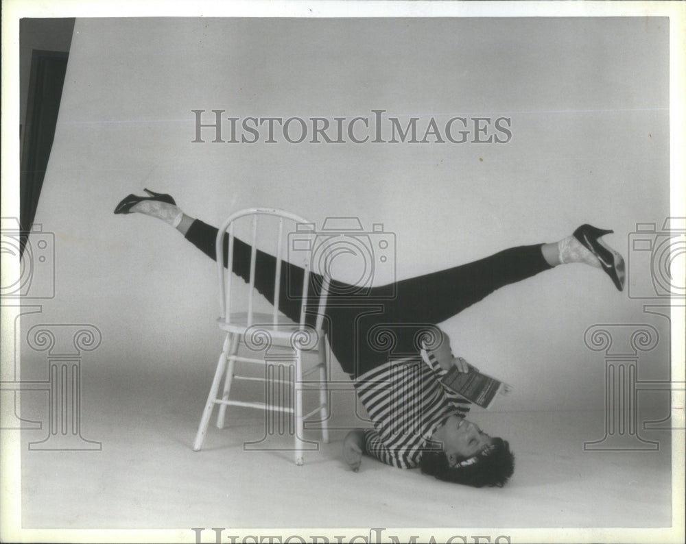 1986 Press Photo Donna Ippolito/Choreographer/Chicago/Dance - Historic Images