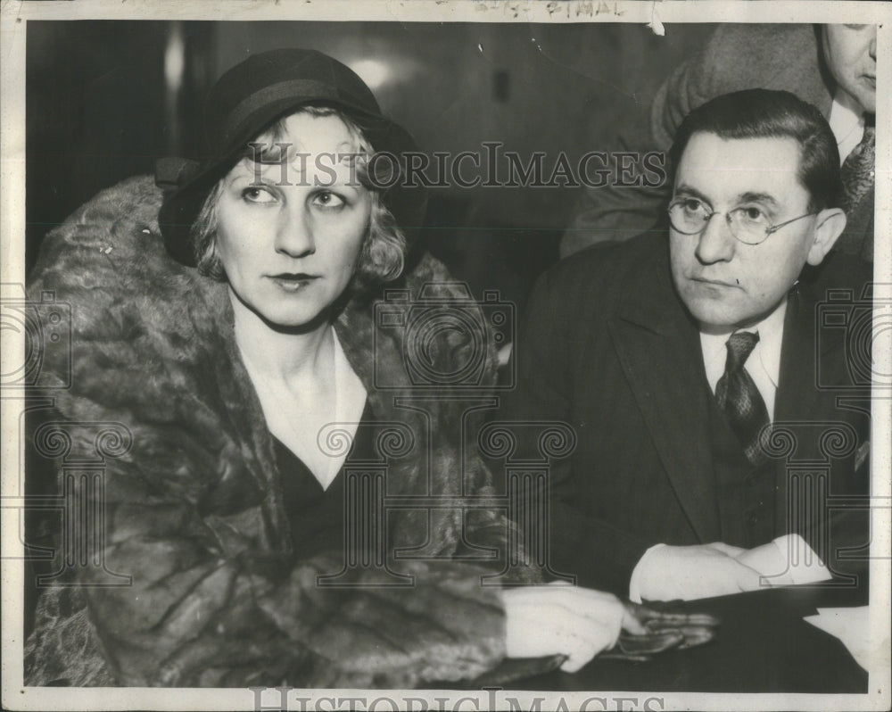 1932 Dr. Max Gecht Chicago Physician & Wife Georgia - Historic Images