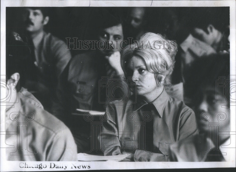 1976 Press Photo Police Cadets Chosen-New Quota System Attend Class Academy - Historic Images