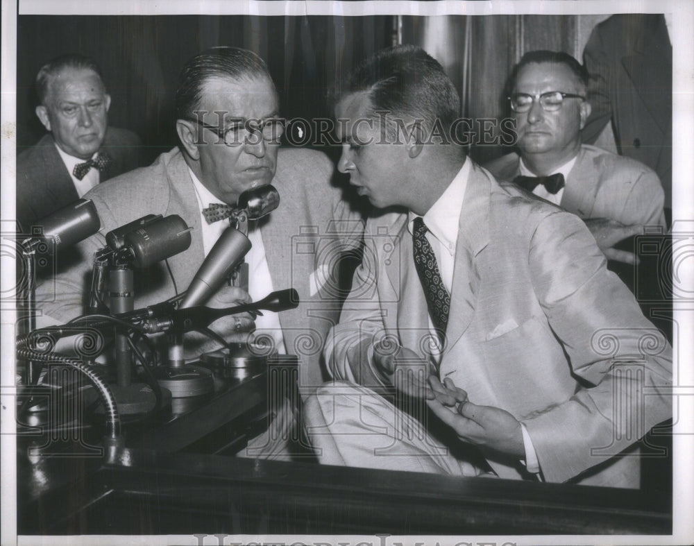 1954 Jack Goggin Answers Questions Of Coroner Walter McCaron - Historic Images