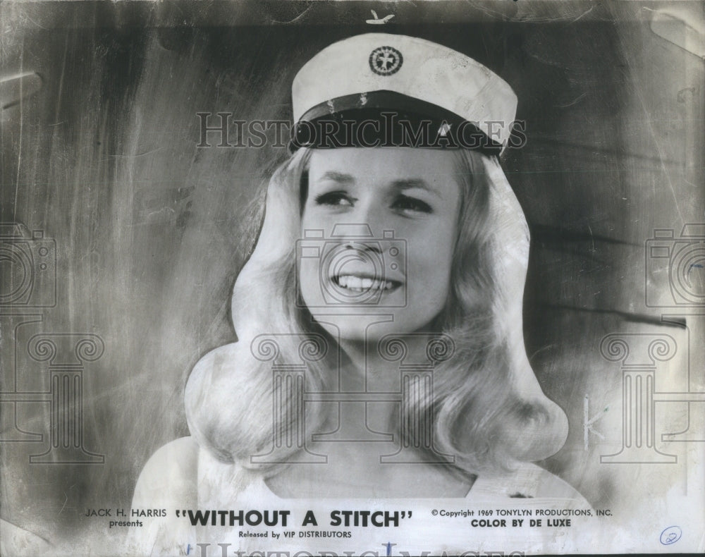 1970 Ann Grete Without stitch young girl hiking Europe - Historic Images