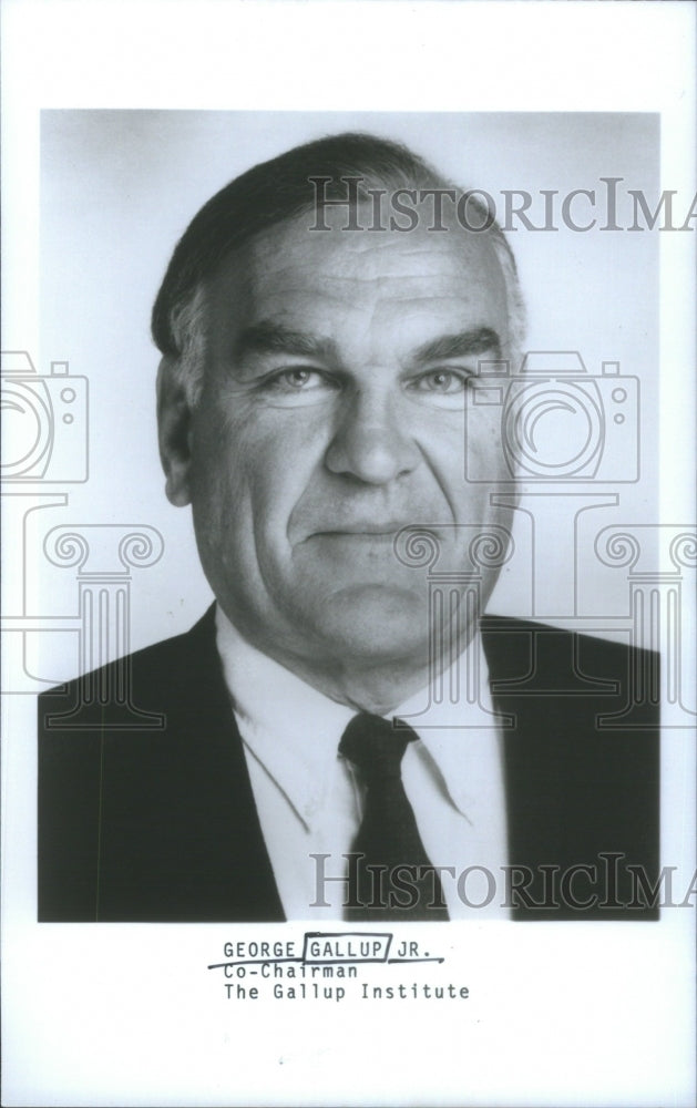 Press Photo George Gallup Co-Chairman Institute - Historic Images
